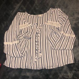 Girl’s striped long sleeve top